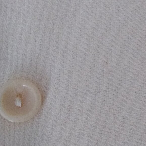 Cleo Cream blazer with shoulder pads size 12 Made in Canada - Picture 13 of 13